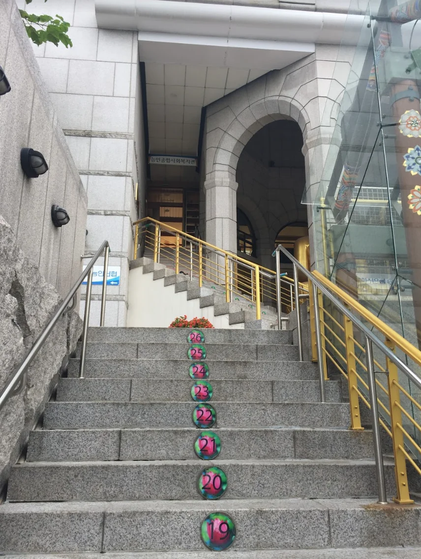 Coffin therapy in Buddhistic Center Seoul, South Korea