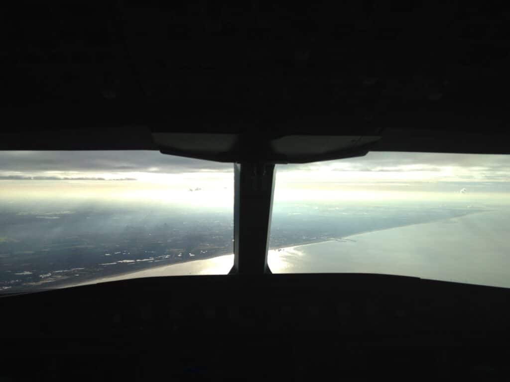 The Hague and Scheveningen from above