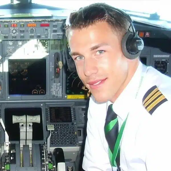 Reflecting from the cockpit